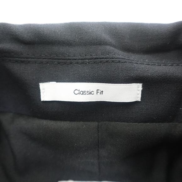 Calvin Klein Refined Stretch Cinched Blazer Women's Black Beauty - Size 6 - Picture 11 of 11